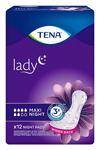 Урологічні прокладки Tena Lady Maxi Night жіночі 12 шт